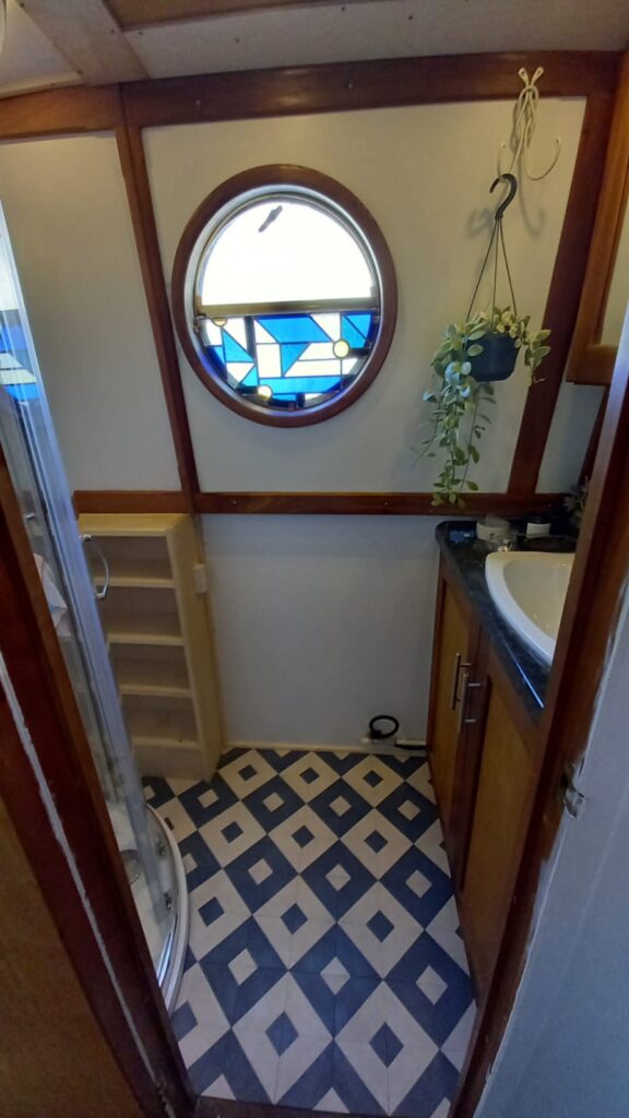 BathroomGunwale Cluett Carpentry Bathroom Under the Gunwale Storage