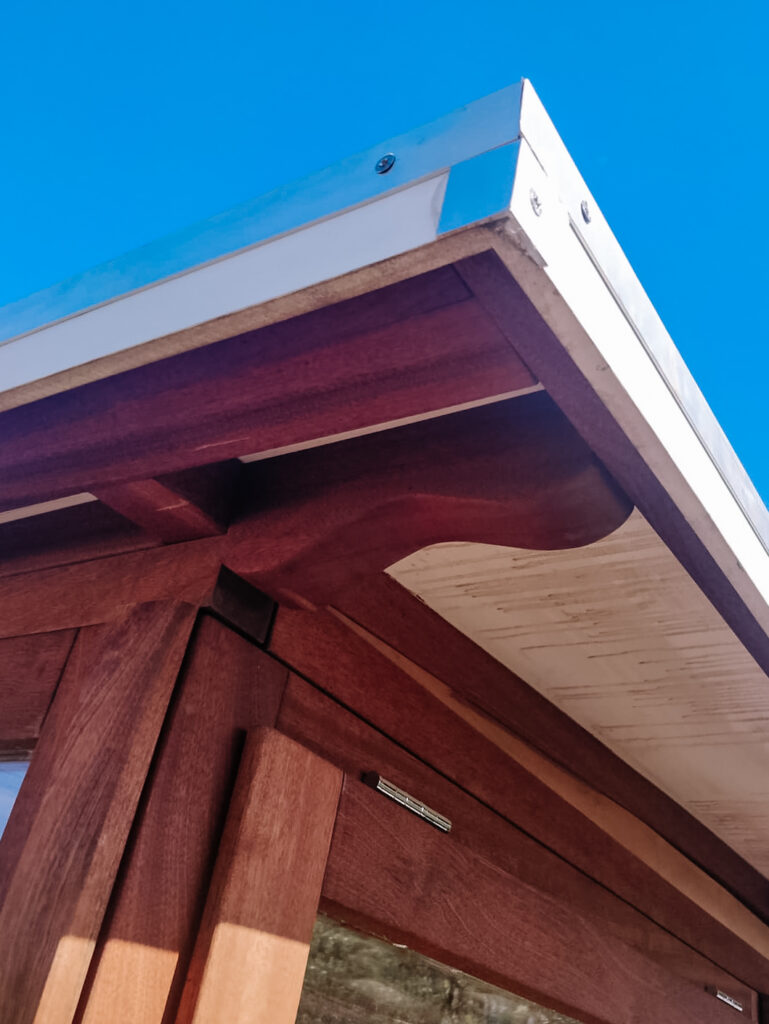 What Wood Sapele Cluett Carpentry What Wood Sapele wheelhouse ceiling view