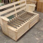 What Wood  Pine bench