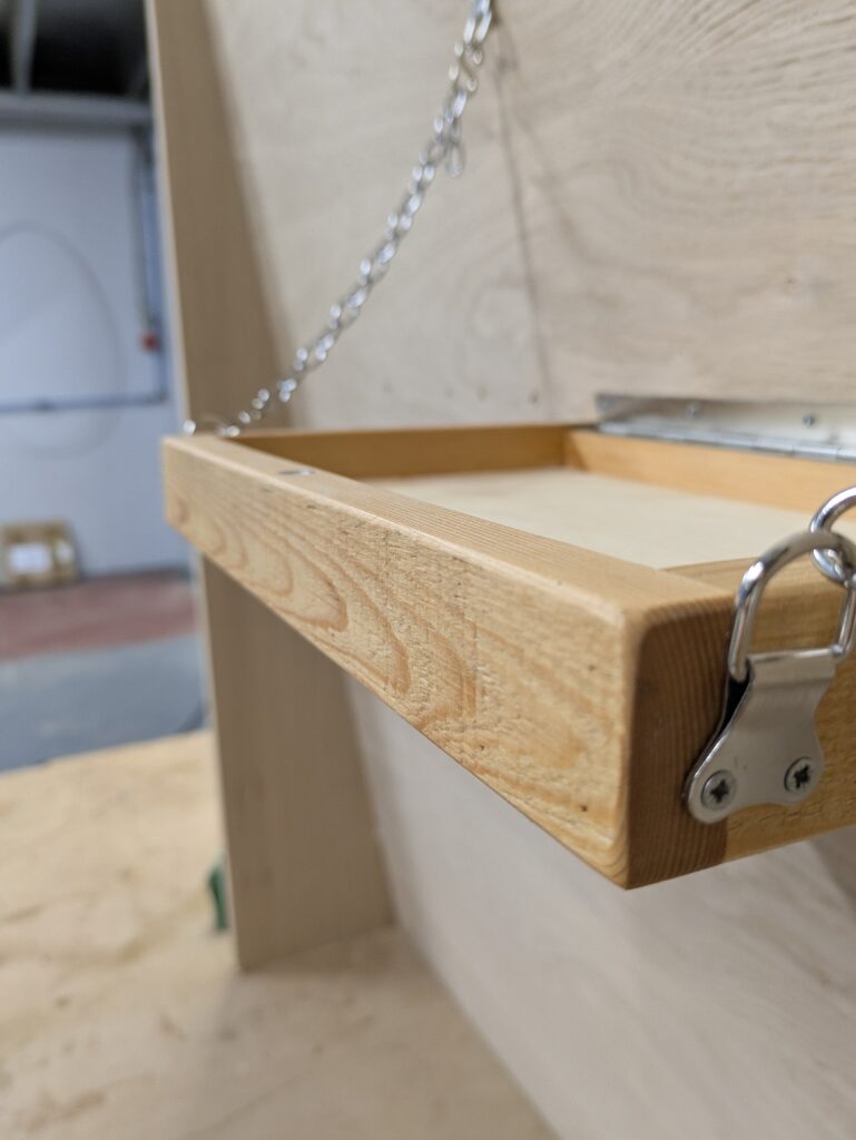 What Wood Pine Cluett Carpentry What Wood Pine Ellie shelf up close front right view