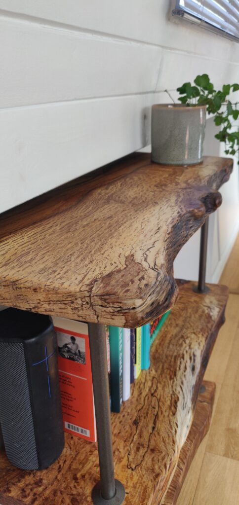 Tiger oak close up Cluett Carpentry What Wood Live Edge Timber
