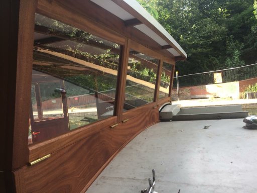 Wheelhouse with glazing