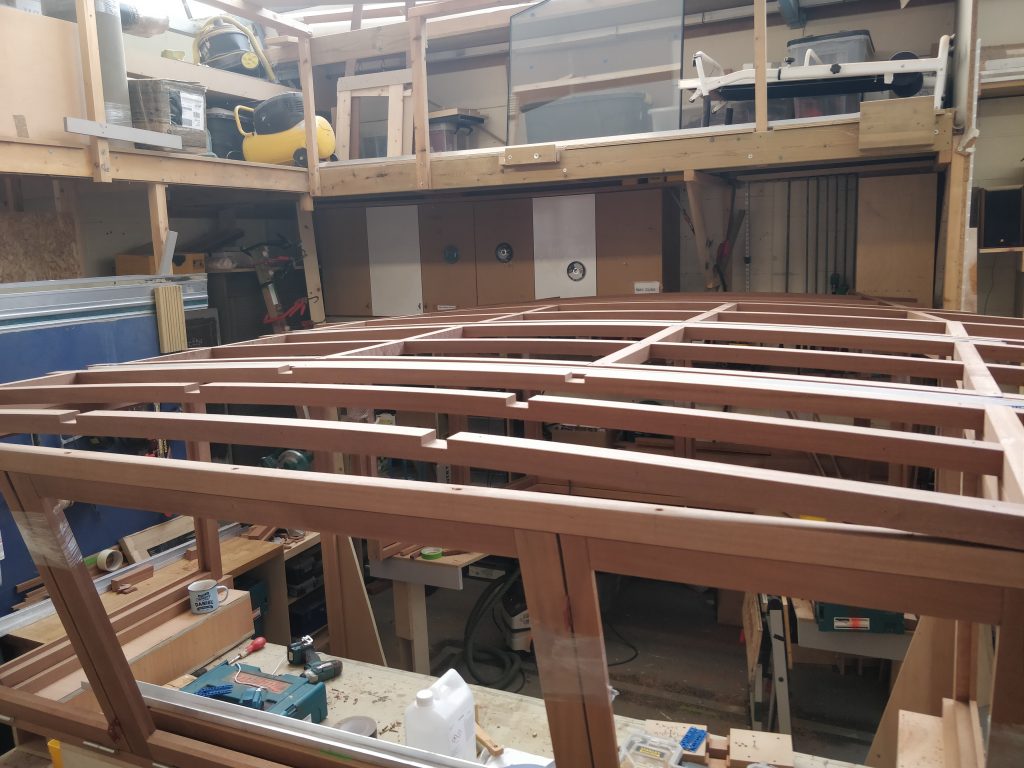 Wheelhouse frame work