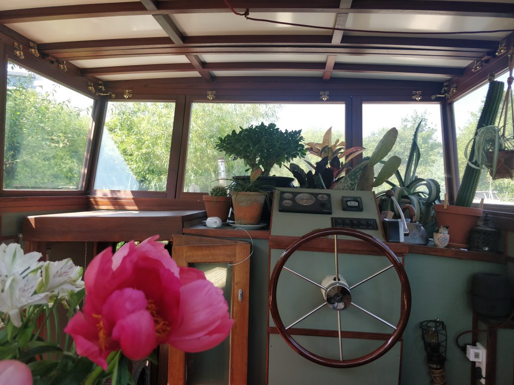 Wheelhouse   inside view of a completed wheelhouse